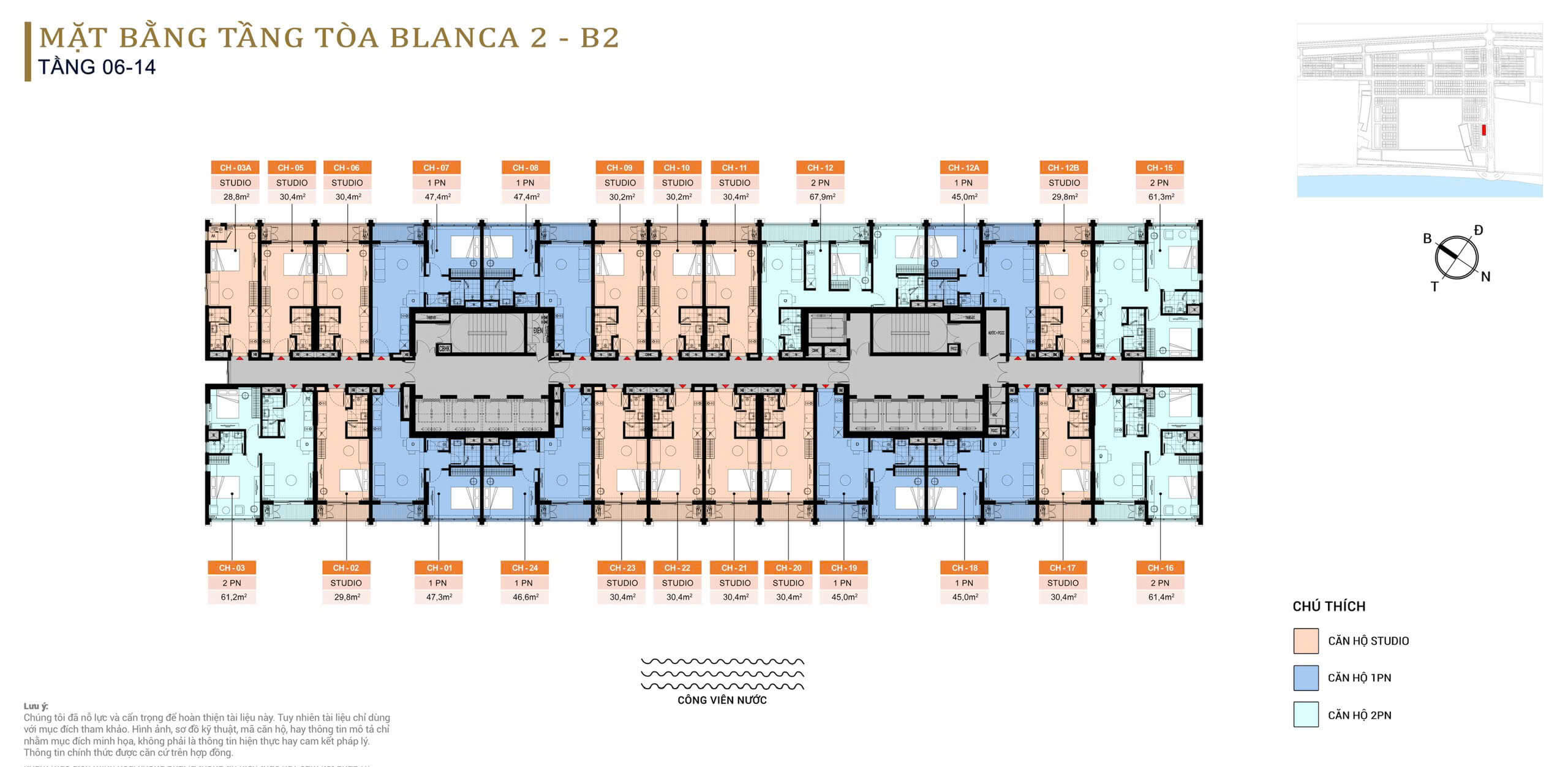 Layout TầngTổng Quan Dự án Blanca City