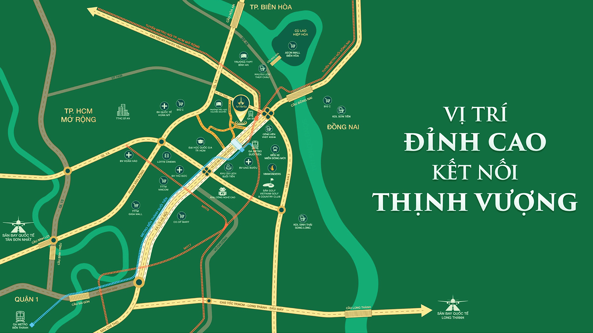 Vị trí Dự án Art Stella