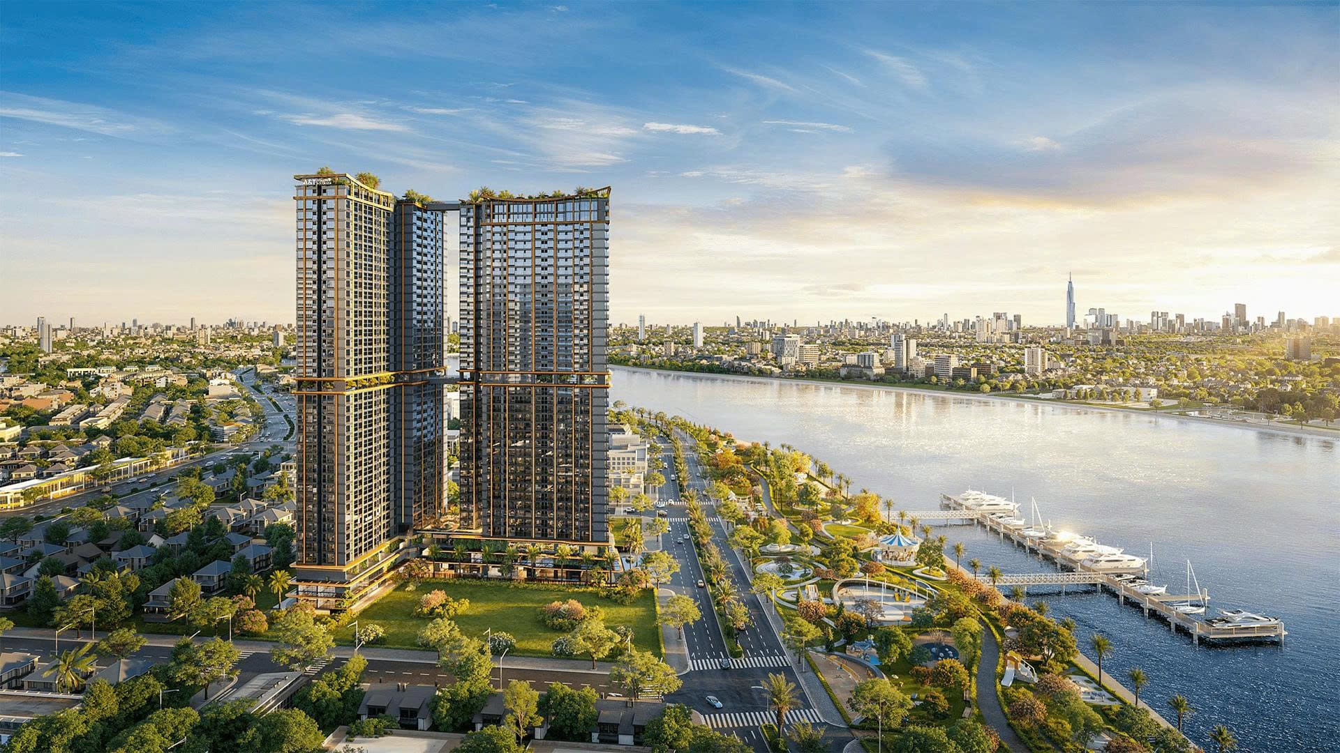 Phối cảnh tổng quan dự án A&T Saigon Riverside